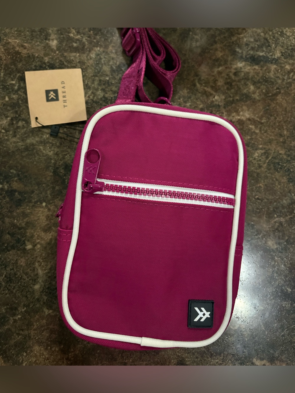Thread cross body bag